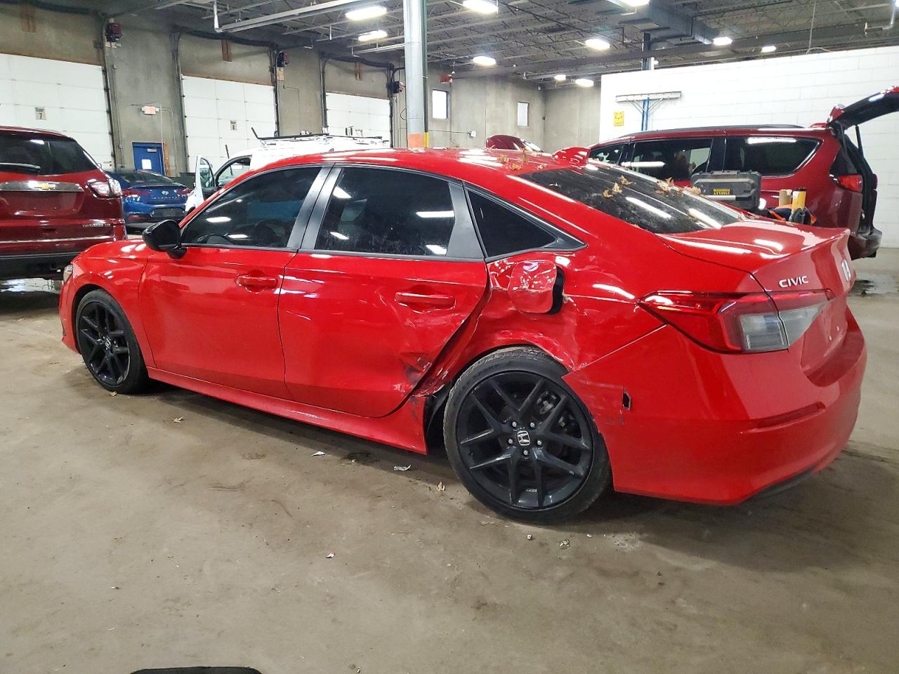 2024 Honda Civic Sport Красный vin: 2HGFE2F52RH543337