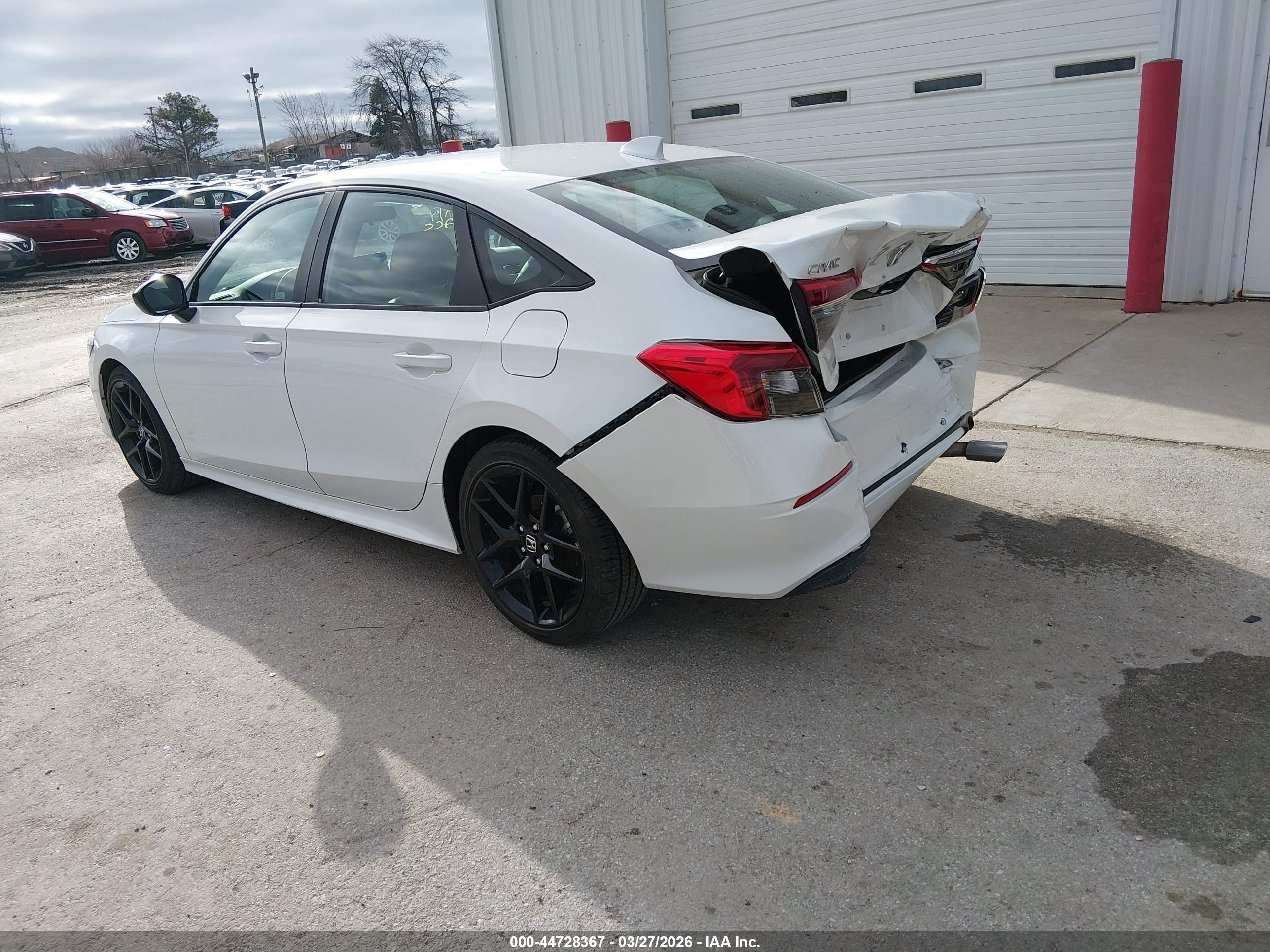 2024 Honda Civic Sport White vin: 2HGFE2F52RH576323