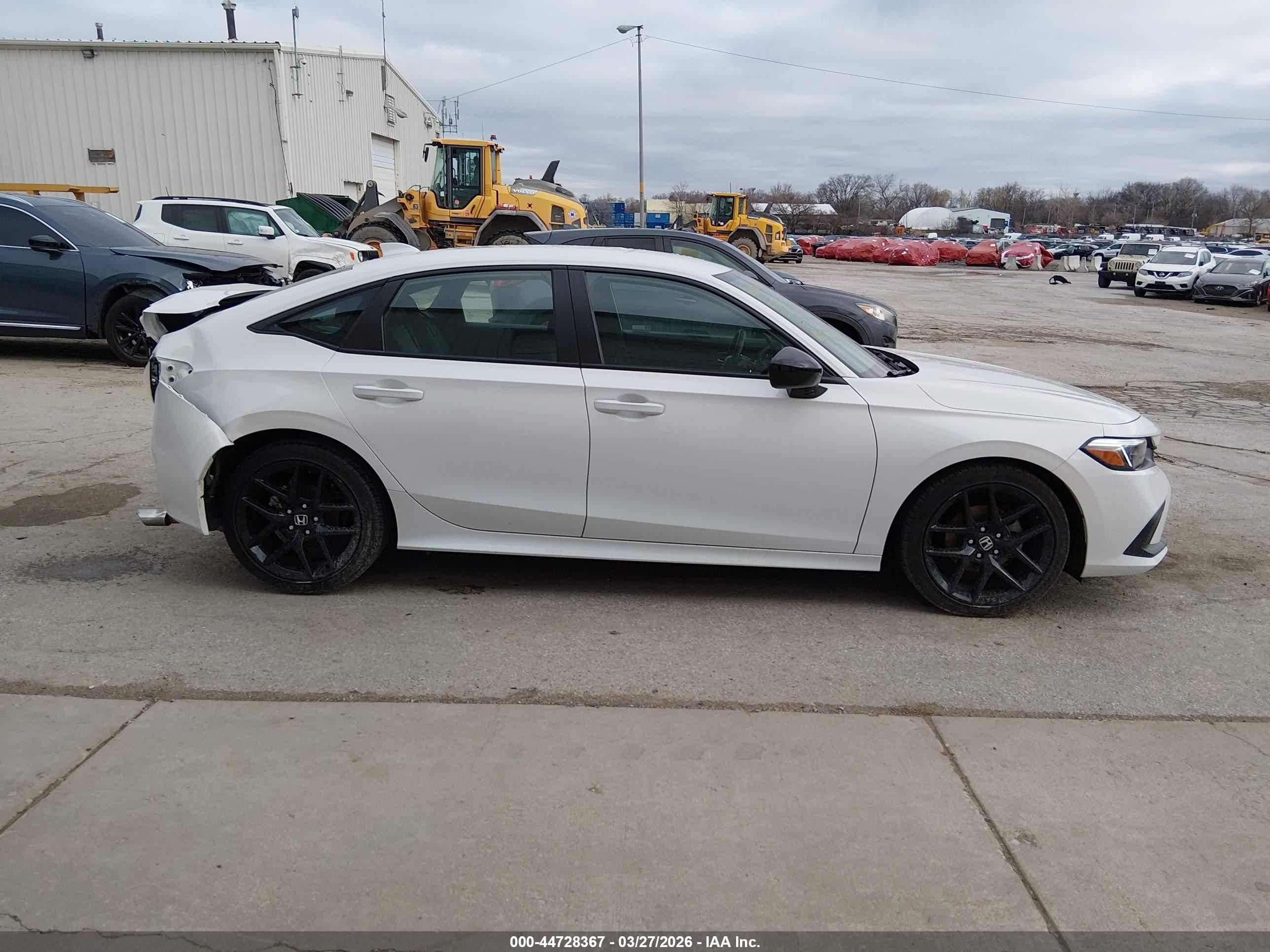 2024 Honda Civic Sport White vin: 2HGFE2F52RH576323