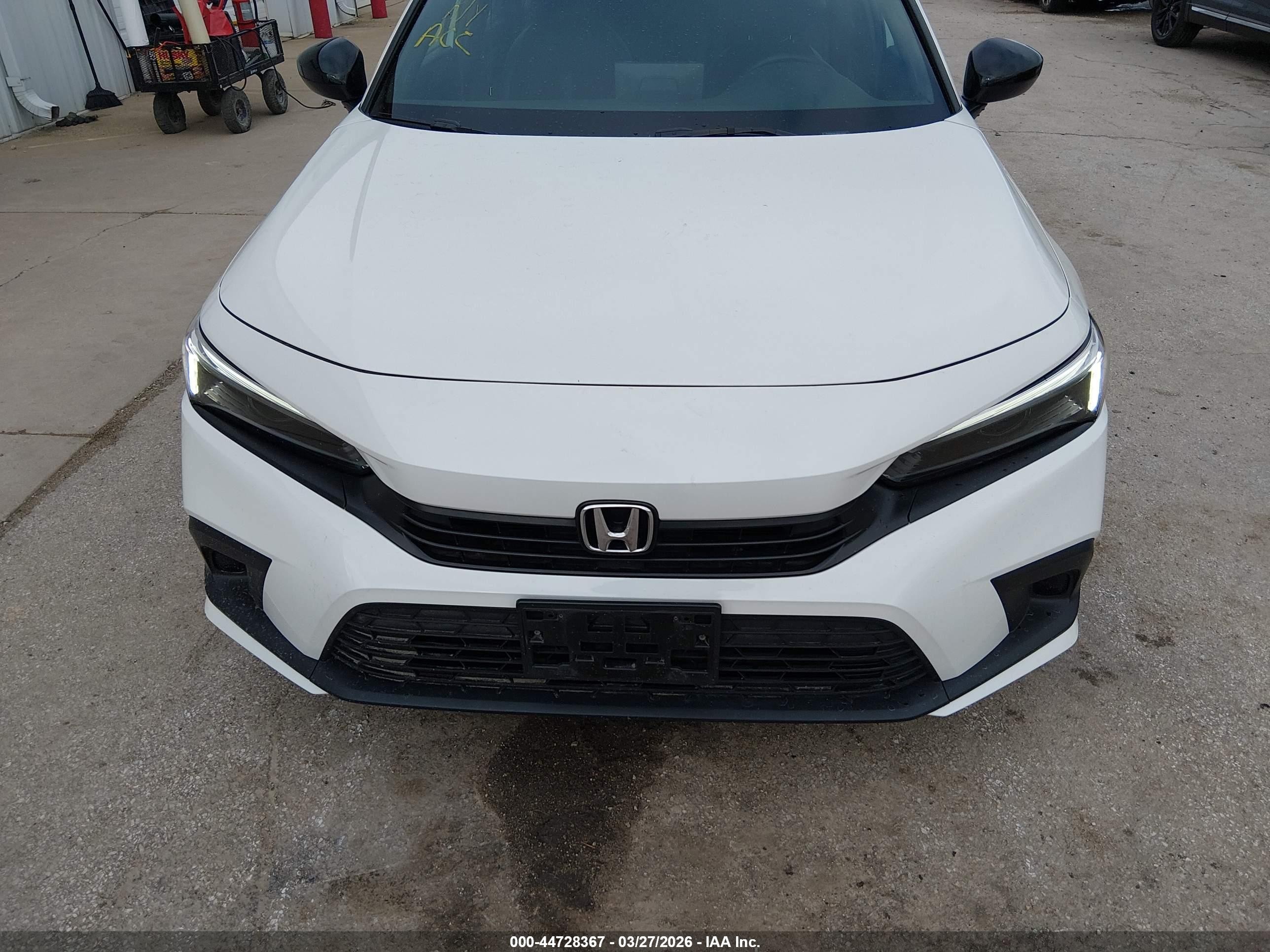 2024 Honda Civic Sport White vin: 2HGFE2F52RH576323