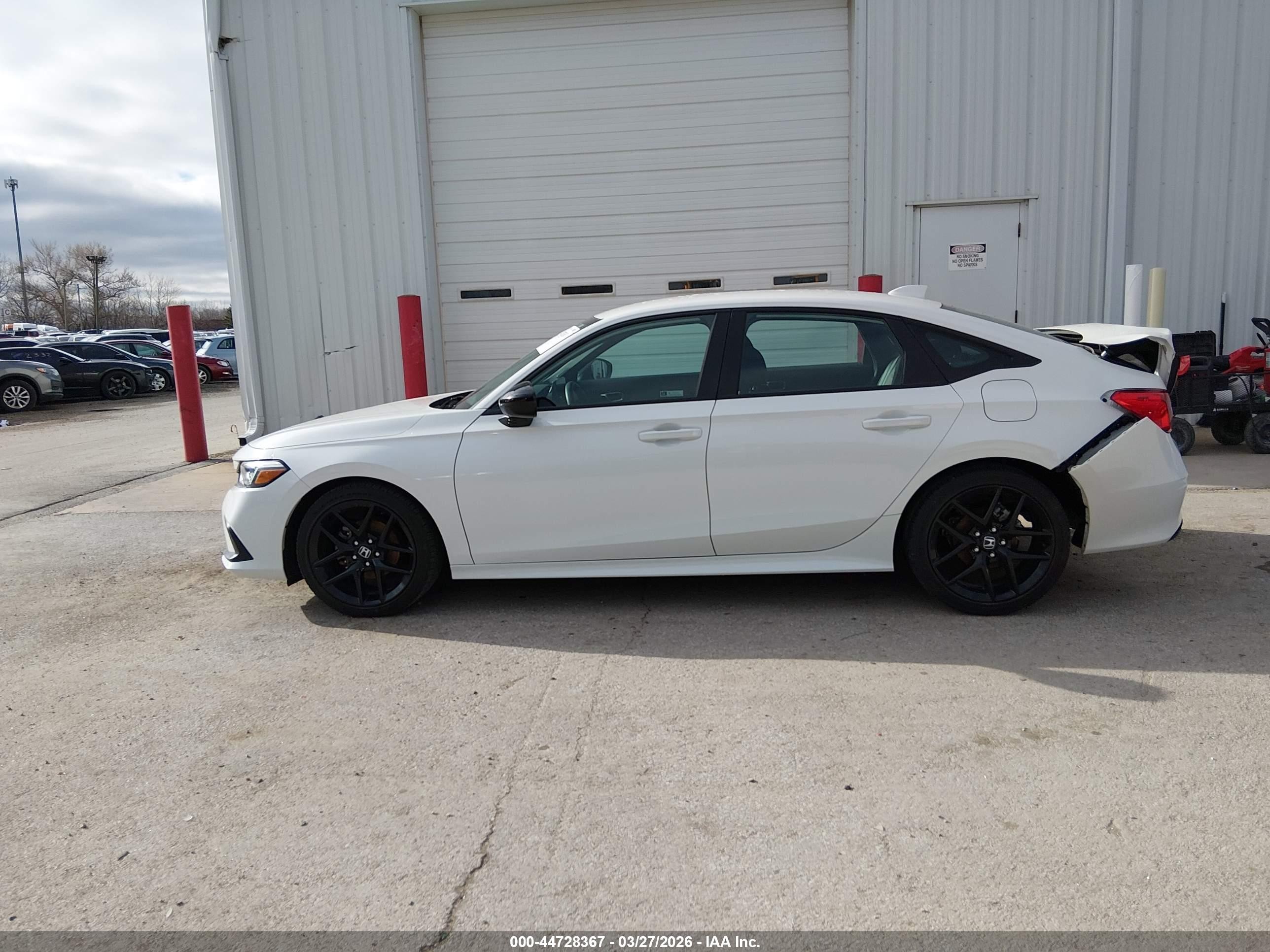 2024 Honda Civic Sport White vin: 2HGFE2F52RH576323