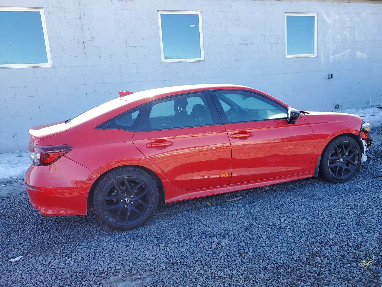2025 Honda Civic Sport Red vin: 2HGFE2F52SH548379
