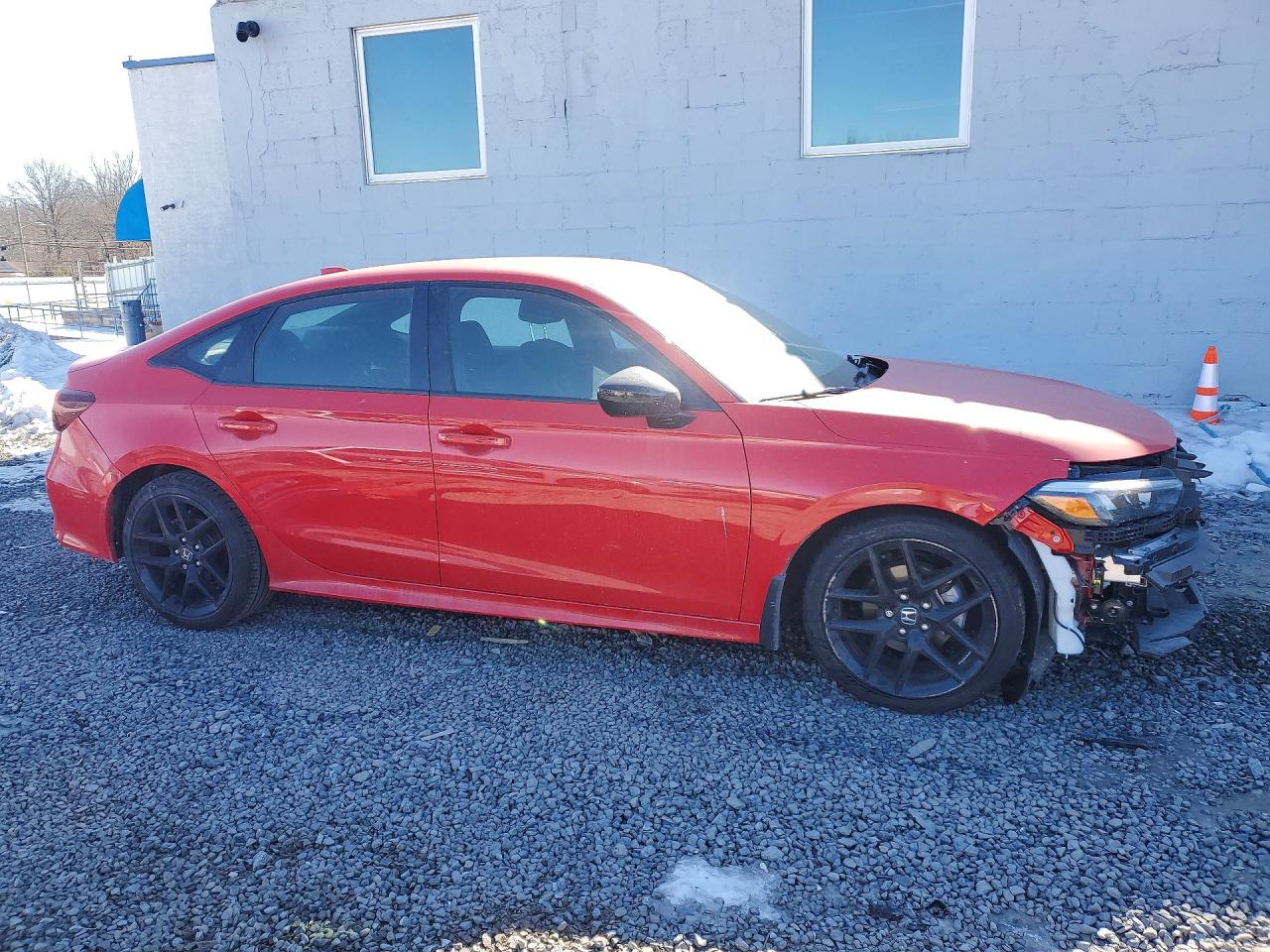 2025 Honda Civic Sport Red vin: 2HGFE2F52SH548379