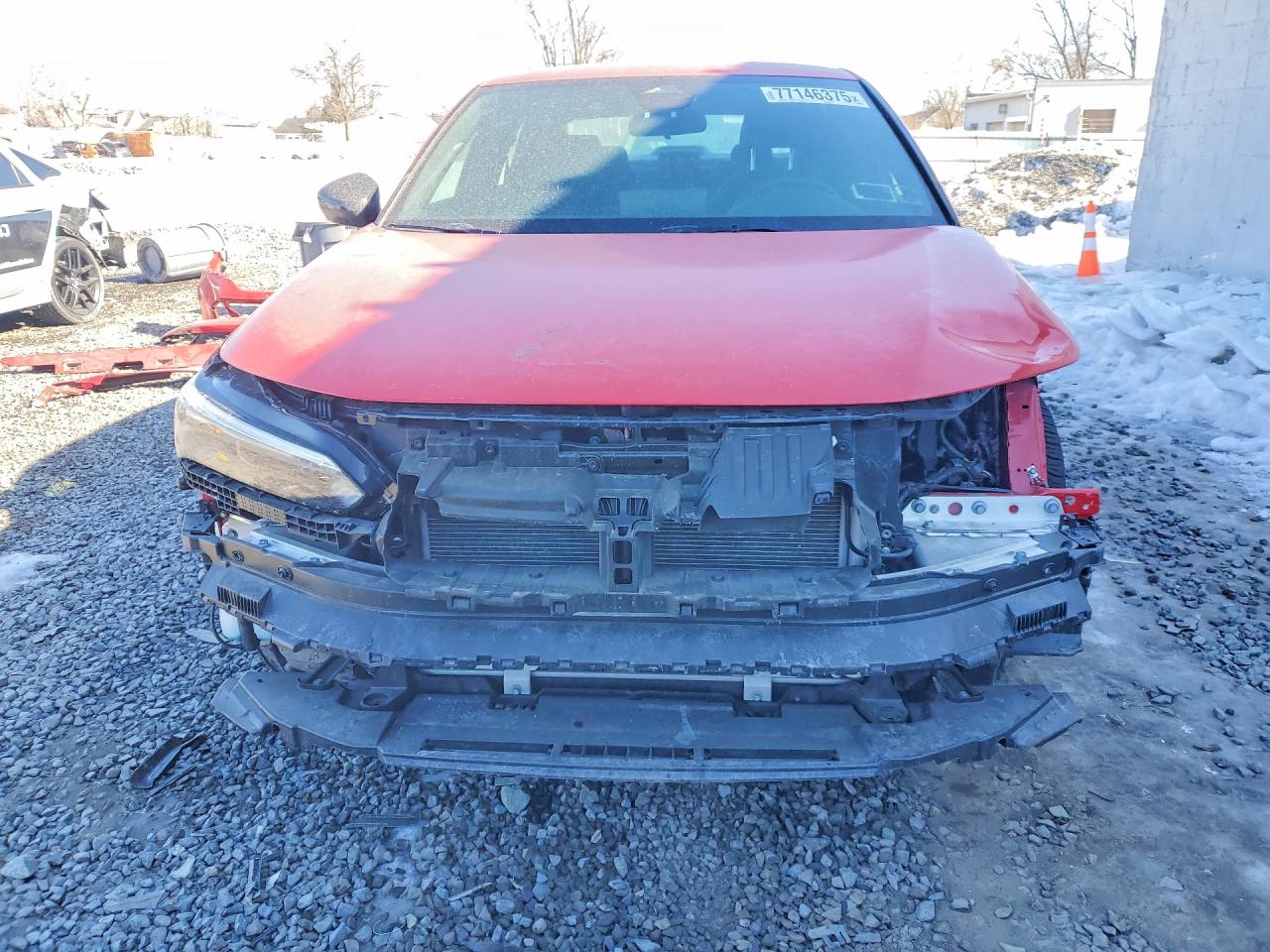 2025 Honda Civic Sport Red vin: 2HGFE2F52SH548379