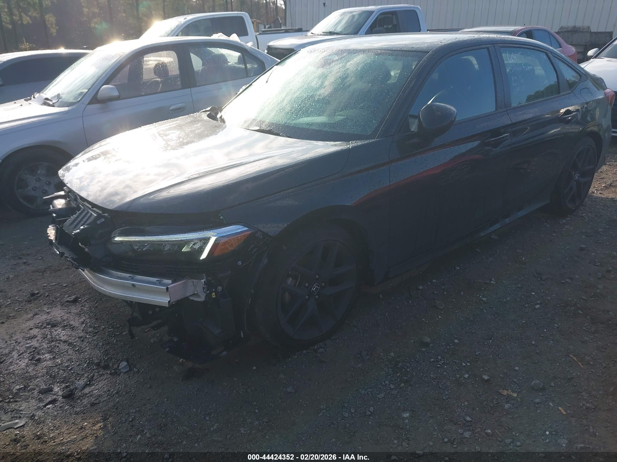 2025 Honda Civic Sport Black vin: 2HGFE2F52SH556238
