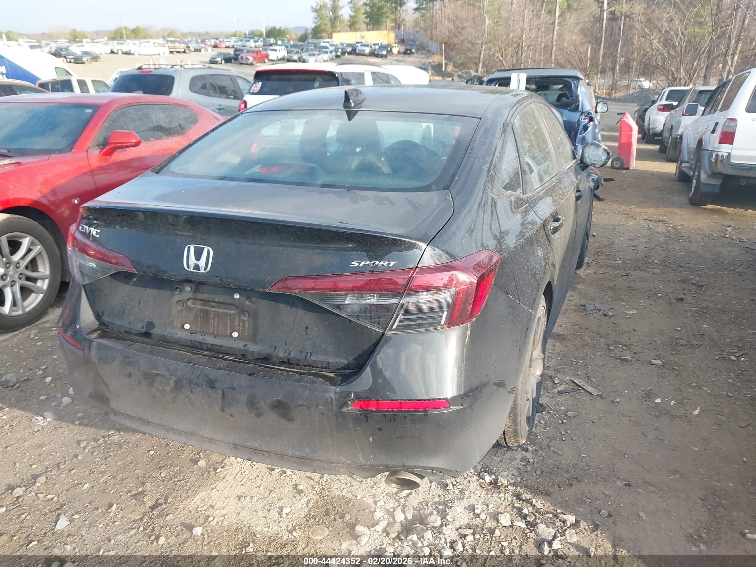 2025 Honda Civic Sport Black vin: 2HGFE2F52SH556238