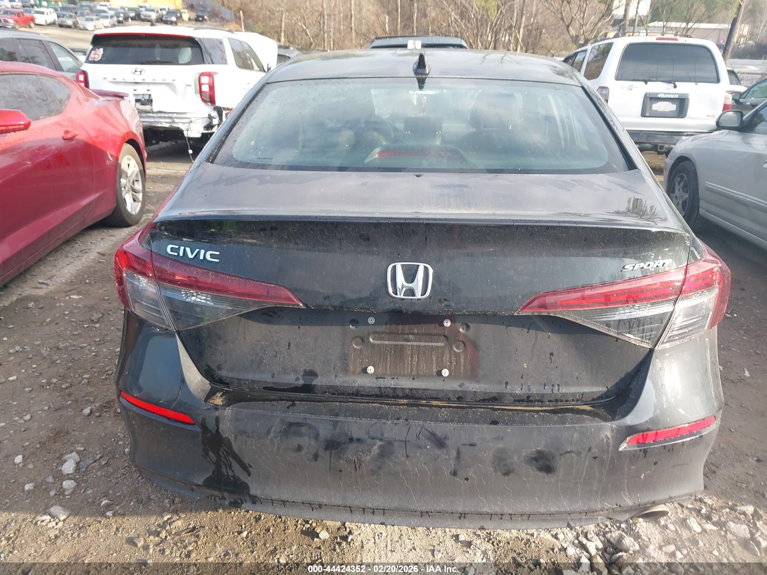 2025 Honda Civic Sport Black vin: 2HGFE2F52SH556238