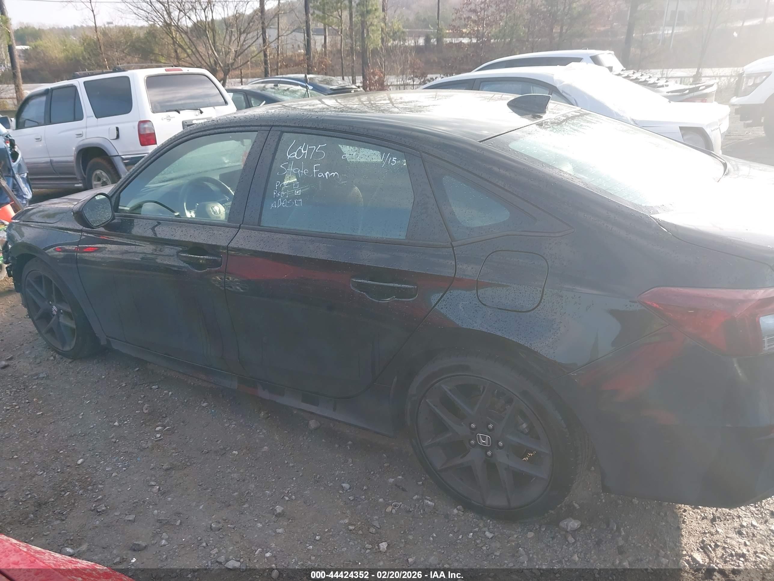 2025 Honda Civic Sport Black vin: 2HGFE2F52SH556238