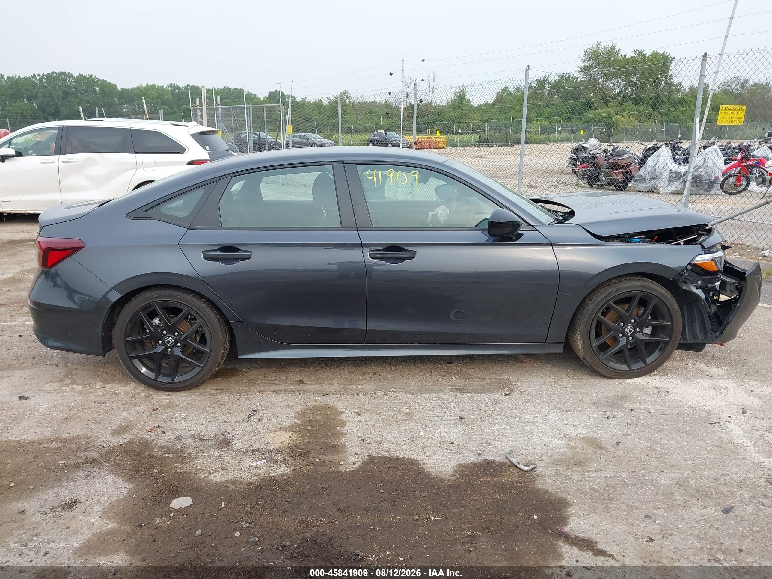 2025 Honda Civic Sport Gray vin: 2HGFE2F52SH572990