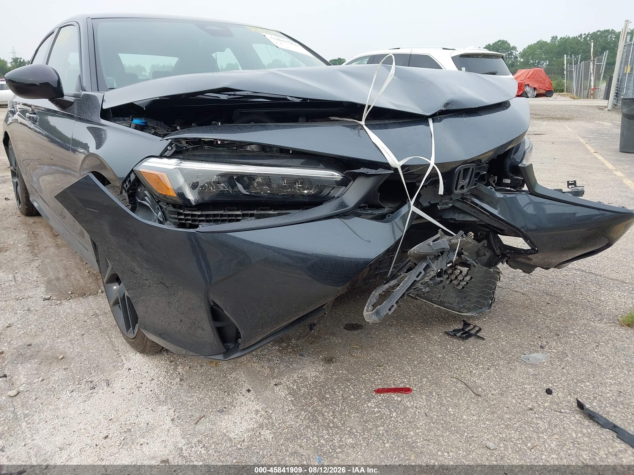 2025 Honda Civic Sport Gray vin: 2HGFE2F52SH572990