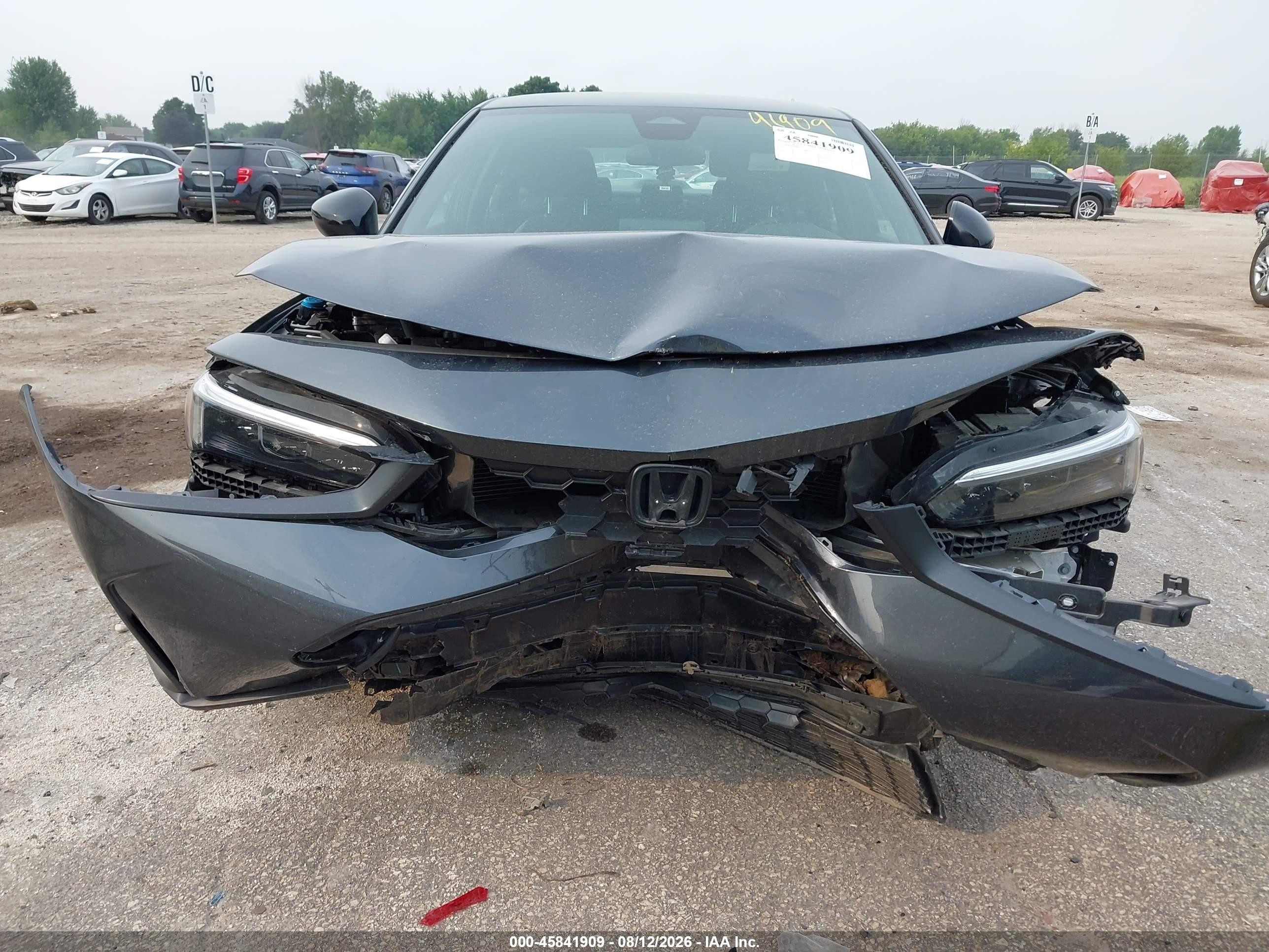 2025 Honda Civic Sport Gray vin: 2HGFE2F52SH572990