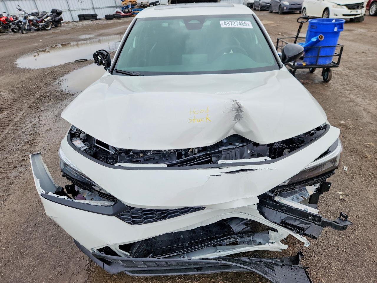 2026 Honda Civic Sport White vin: 2HGFE2F52TH107465