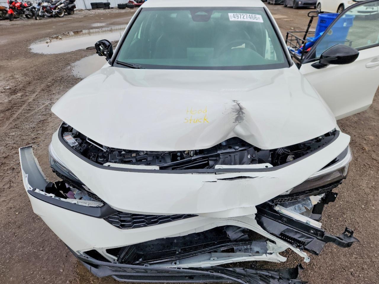 2026 Honda Civic Sport White vin: 2HGFE2F52TH107465