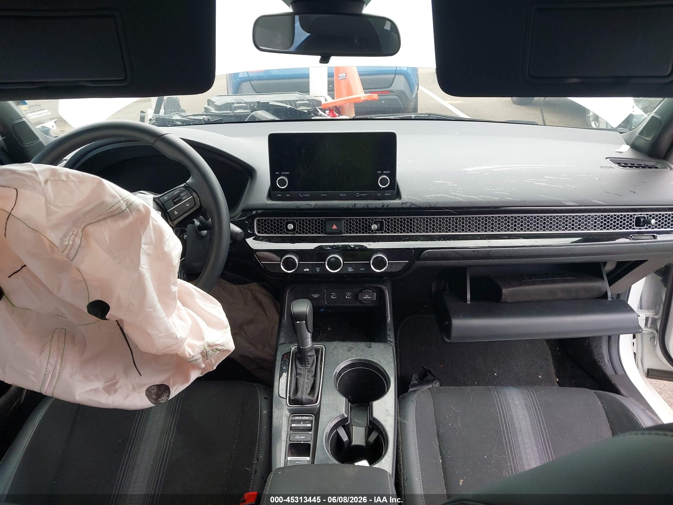 2026 Honda Civic Sport White vin: 2HGFE2F52TH503069