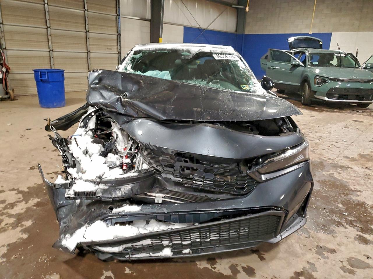 2026 Honda Civic Sport Gray vin: 2HGFE2F52TH515139