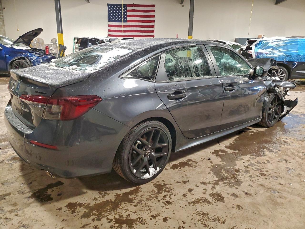 2026 Honda Civic Sport Gray vin: 2HGFE2F52TH515139