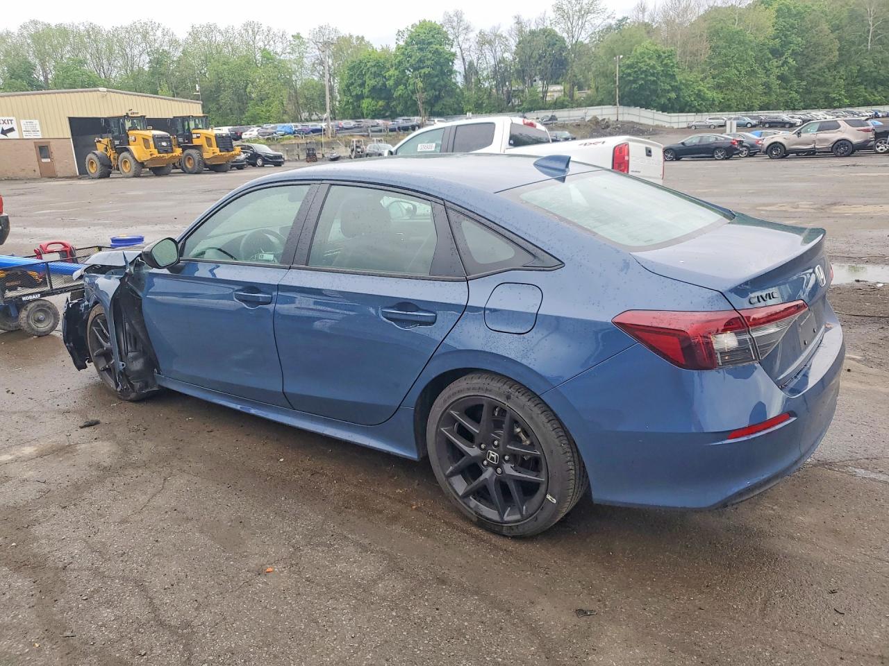 2026 Honda Civic Sport Blue vin: 2HGFE2F52TH529848