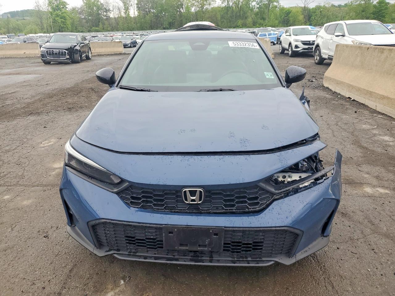2026 Honda Civic Sport Blue vin: 2HGFE2F52TH529848