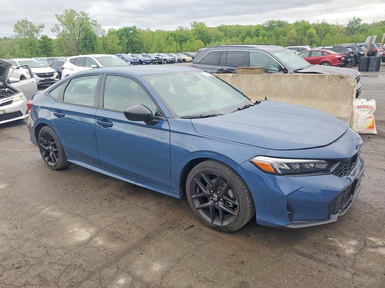 2026 Honda Civic Sport Blue vin: 2HGFE2F52TH529848