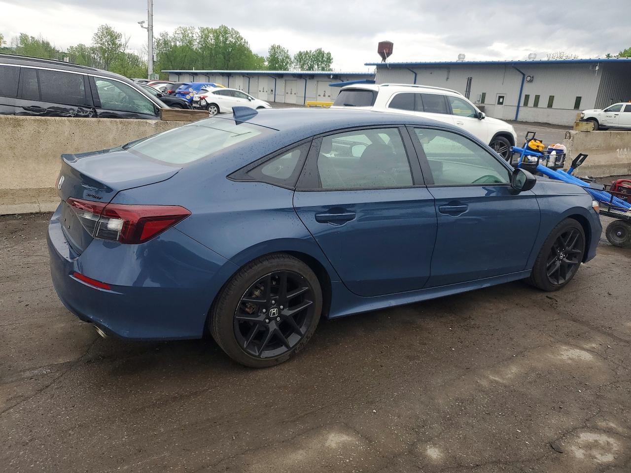 2026 Honda Civic Sport Blue vin: 2HGFE2F52TH529848
