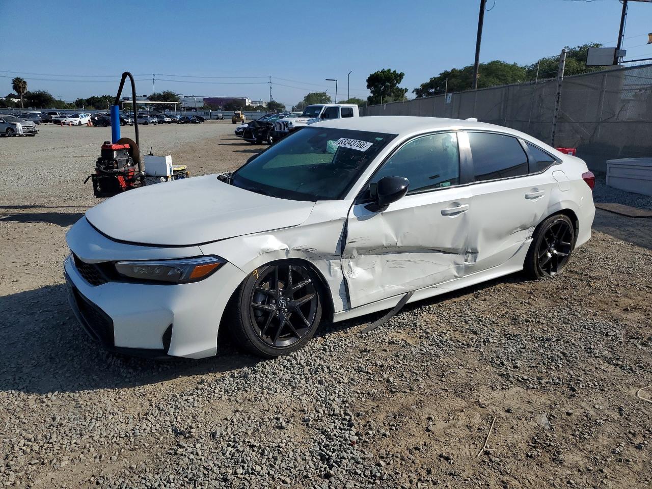 2026 Honda Civic Sport White vin: 2HGFE2F52TH532104