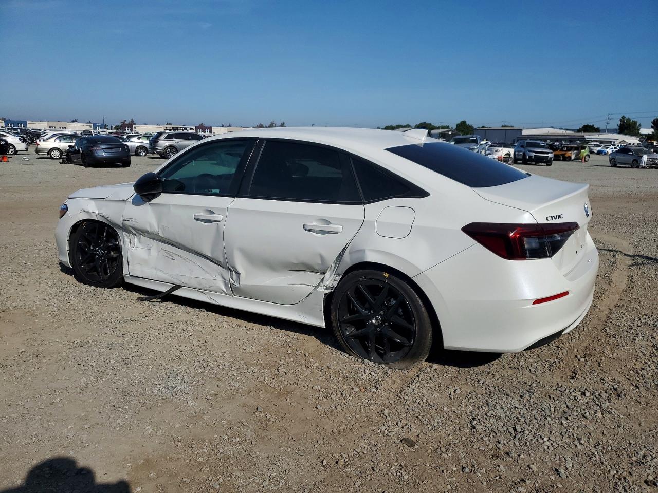 2026 Honda Civic Sport White vin: 2HGFE2F52TH532104