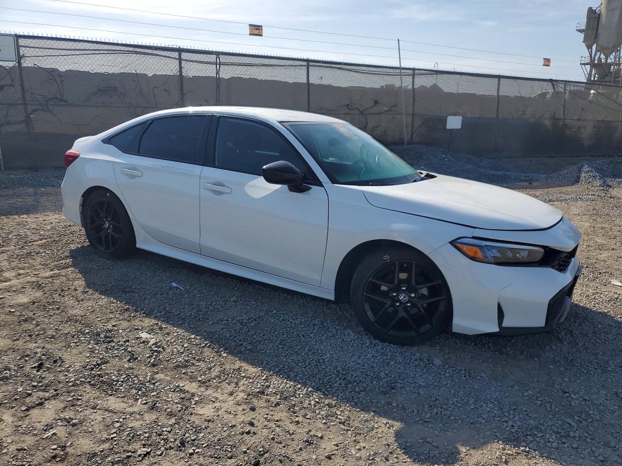 2026 Honda Civic Sport White vin: 2HGFE2F52TH532104