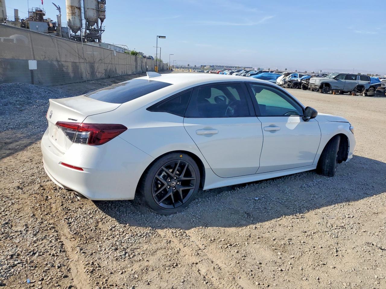 2026 Honda Civic Sport White vin: 2HGFE2F52TH532104
