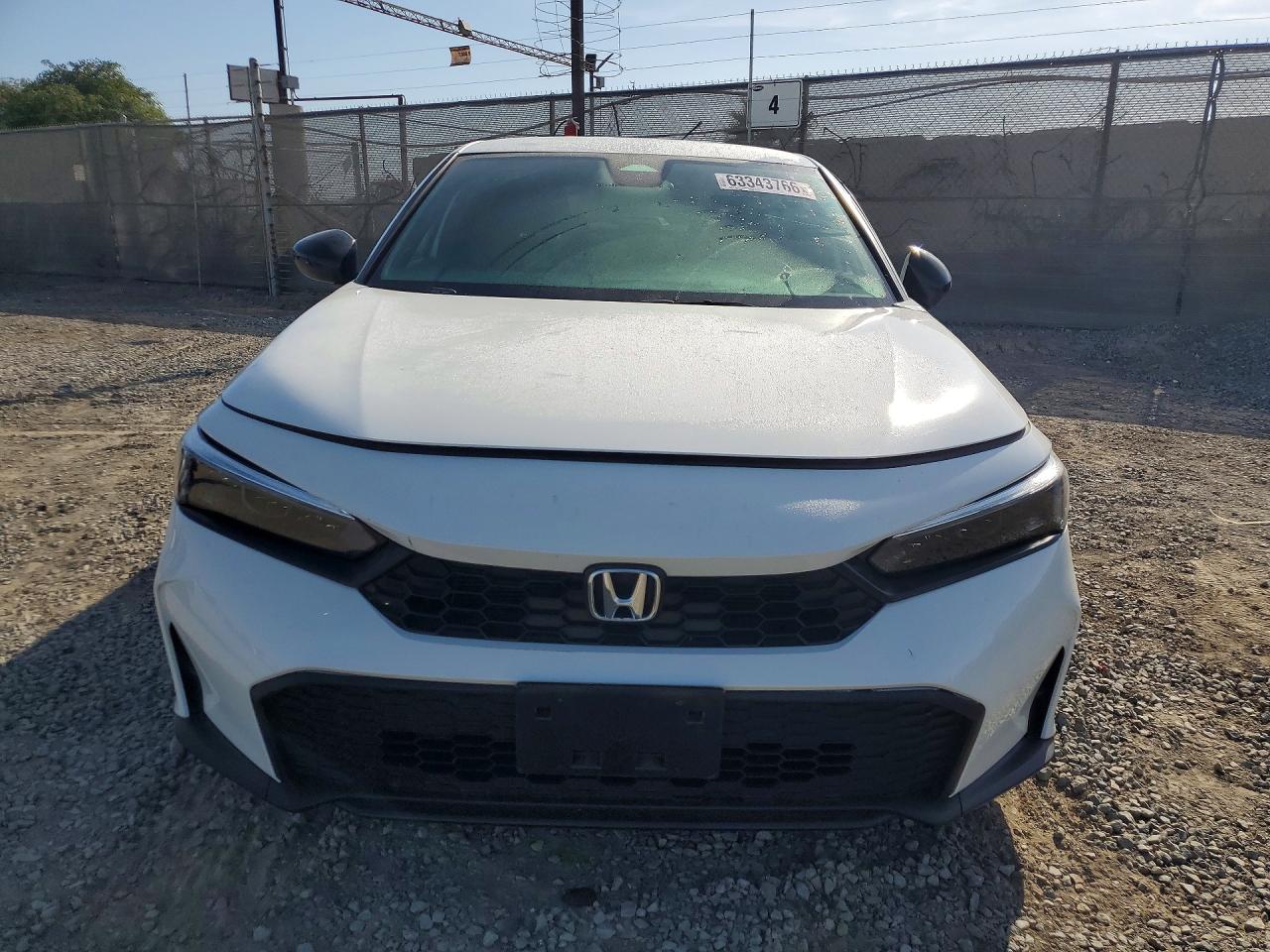 2026 Honda Civic Sport White vin: 2HGFE2F52TH532104