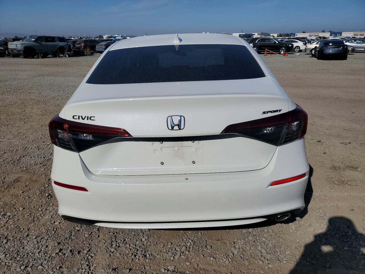 2026 Honda Civic Sport White vin: 2HGFE2F52TH532104