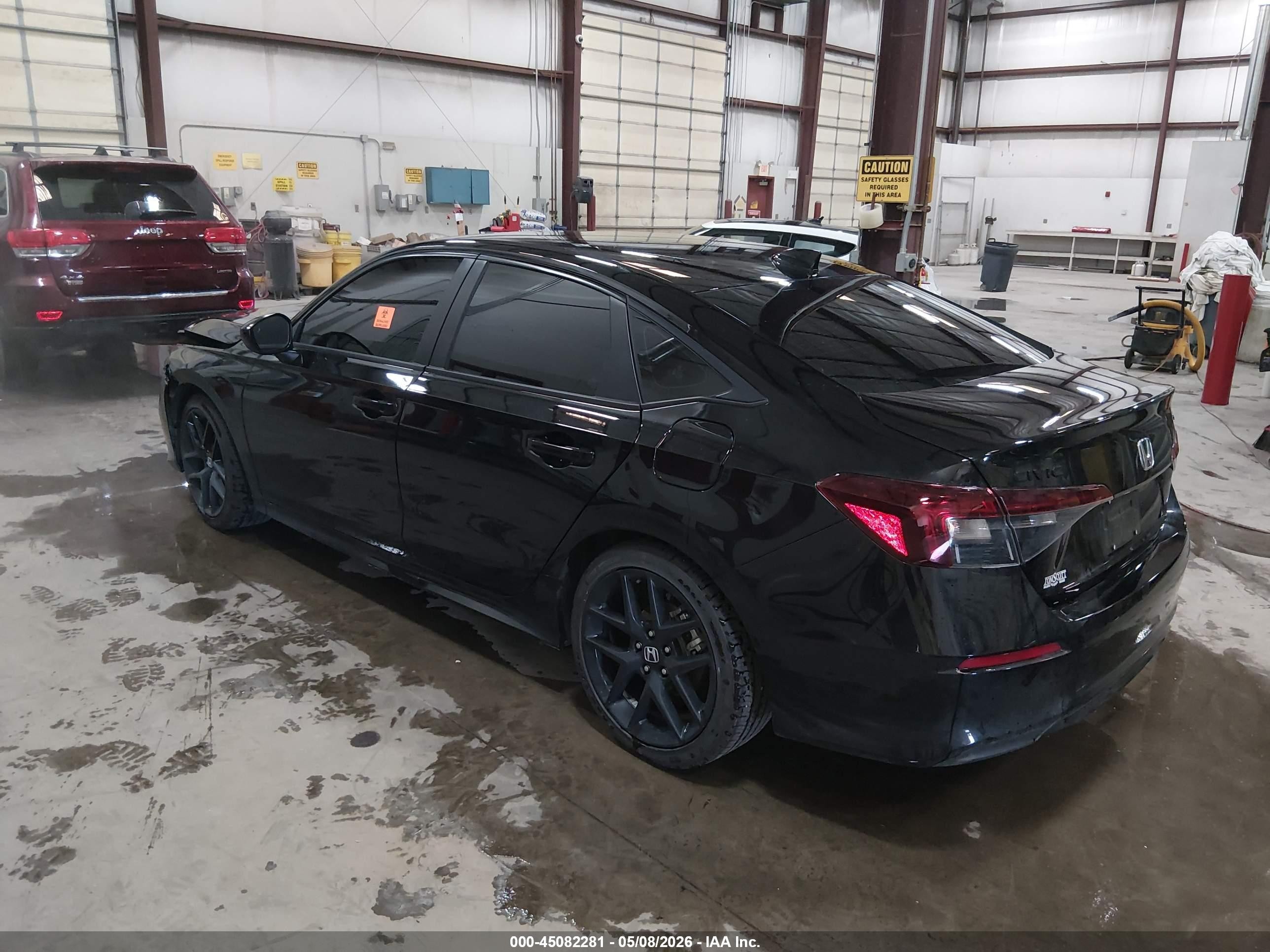2026 Honda Civic Sport Черный vin: 2HGFE2F52TH533351