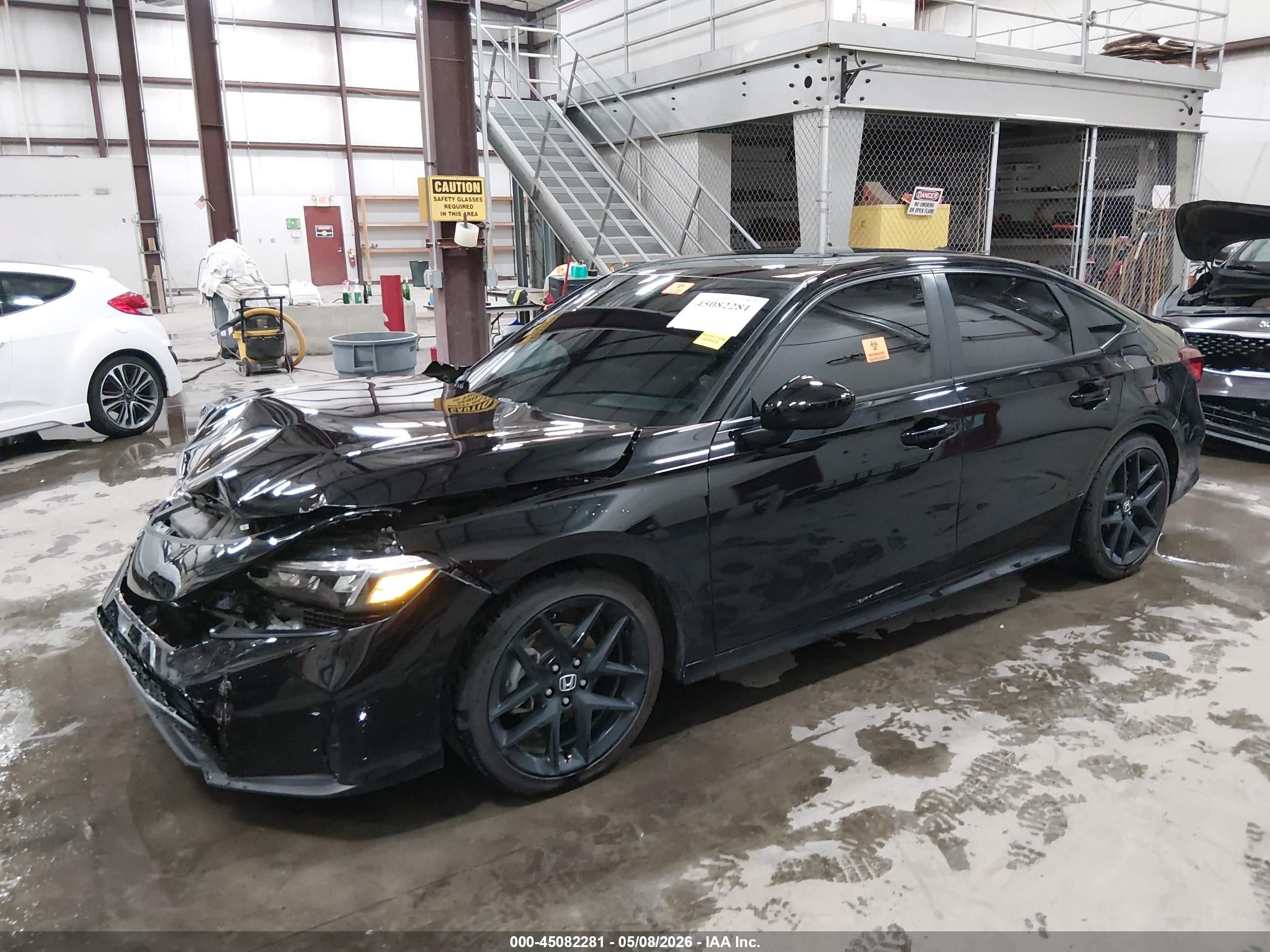 2026 Honda Civic Sport Черный vin: 2HGFE2F52TH533351