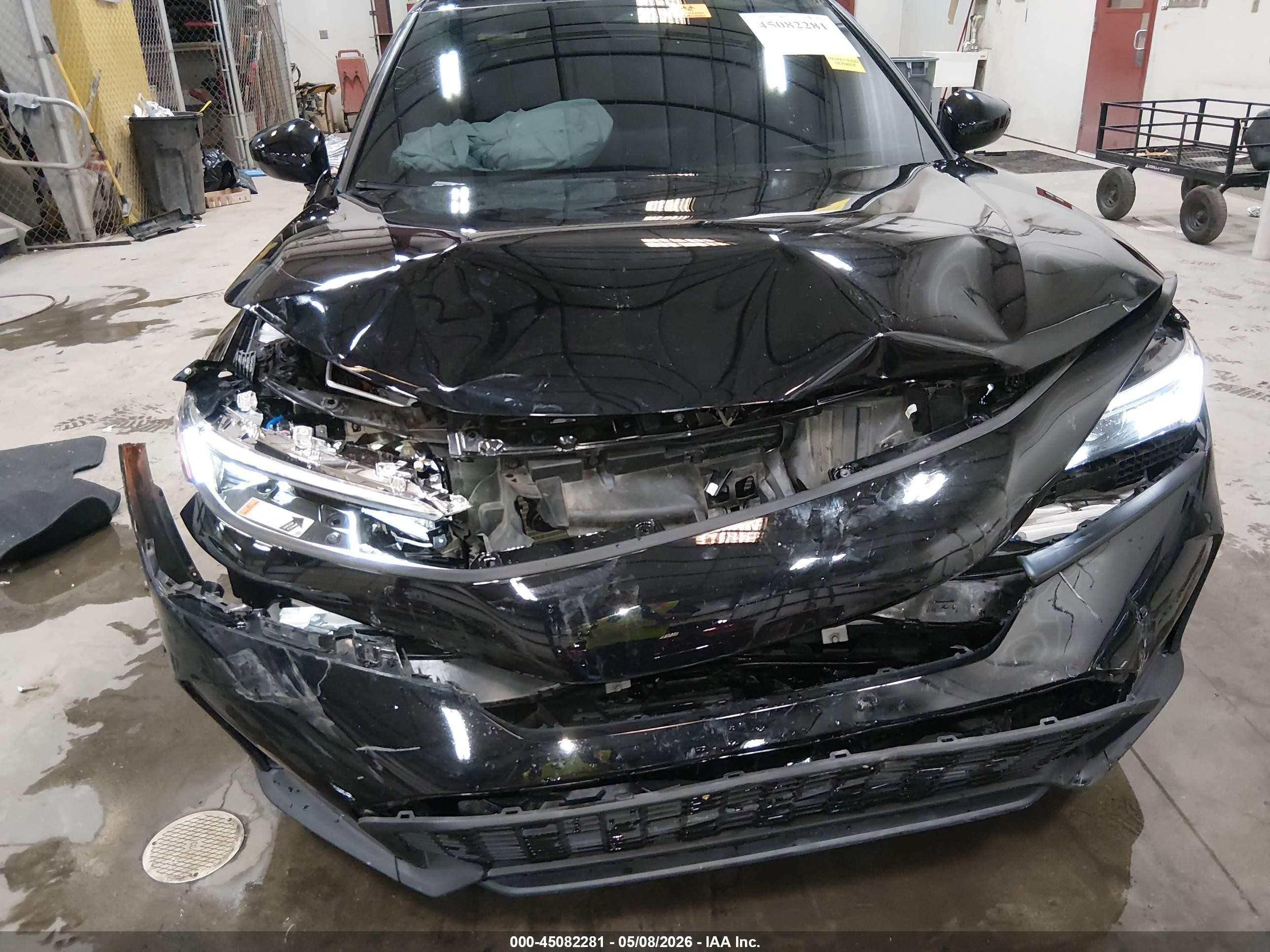 2026 Honda Civic Sport Черный vin: 2HGFE2F52TH533351