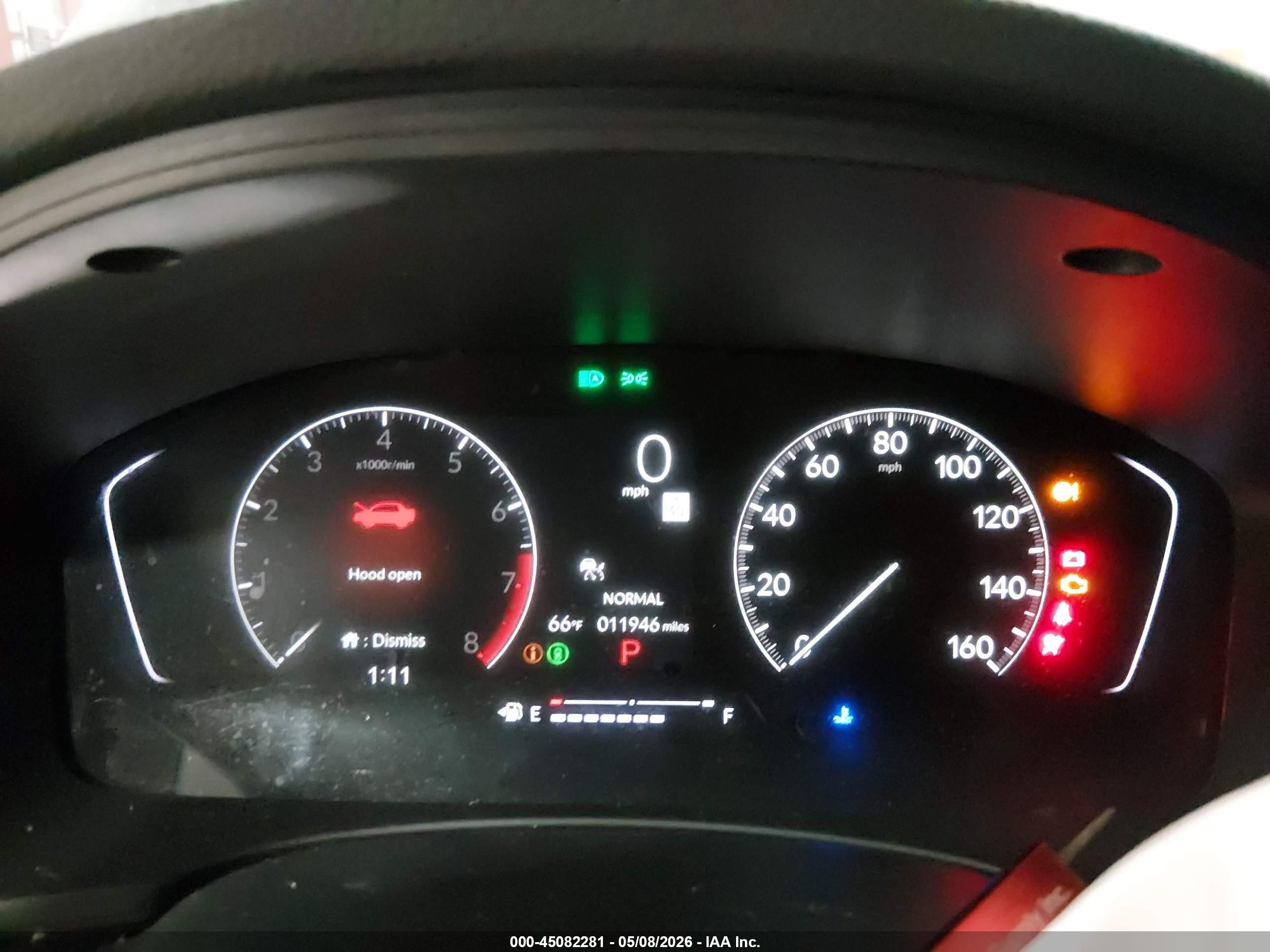 2026 Honda Civic Sport Черный vin: 2HGFE2F52TH533351
