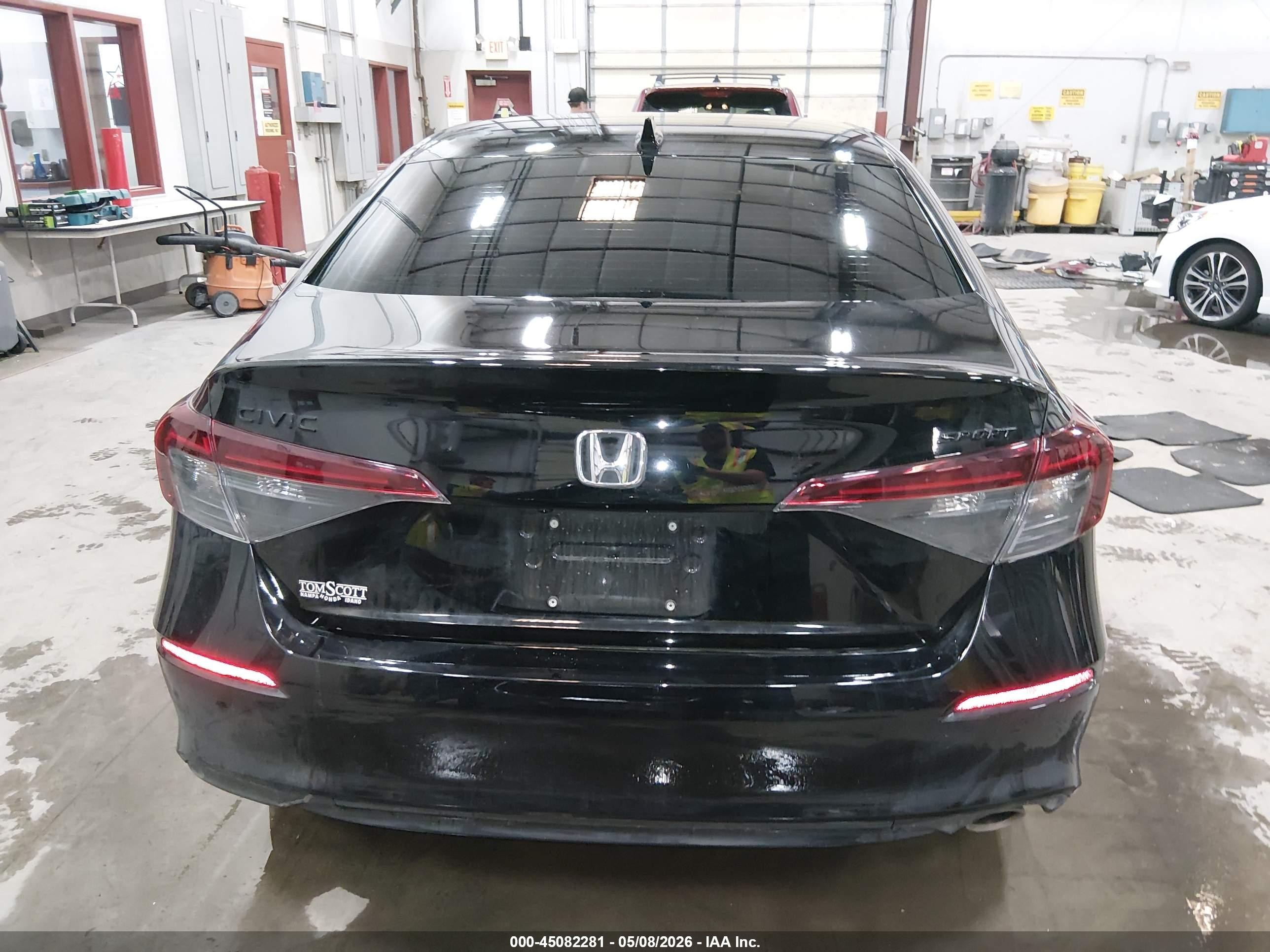 2026 Honda Civic Sport Черный vin: 2HGFE2F52TH533351