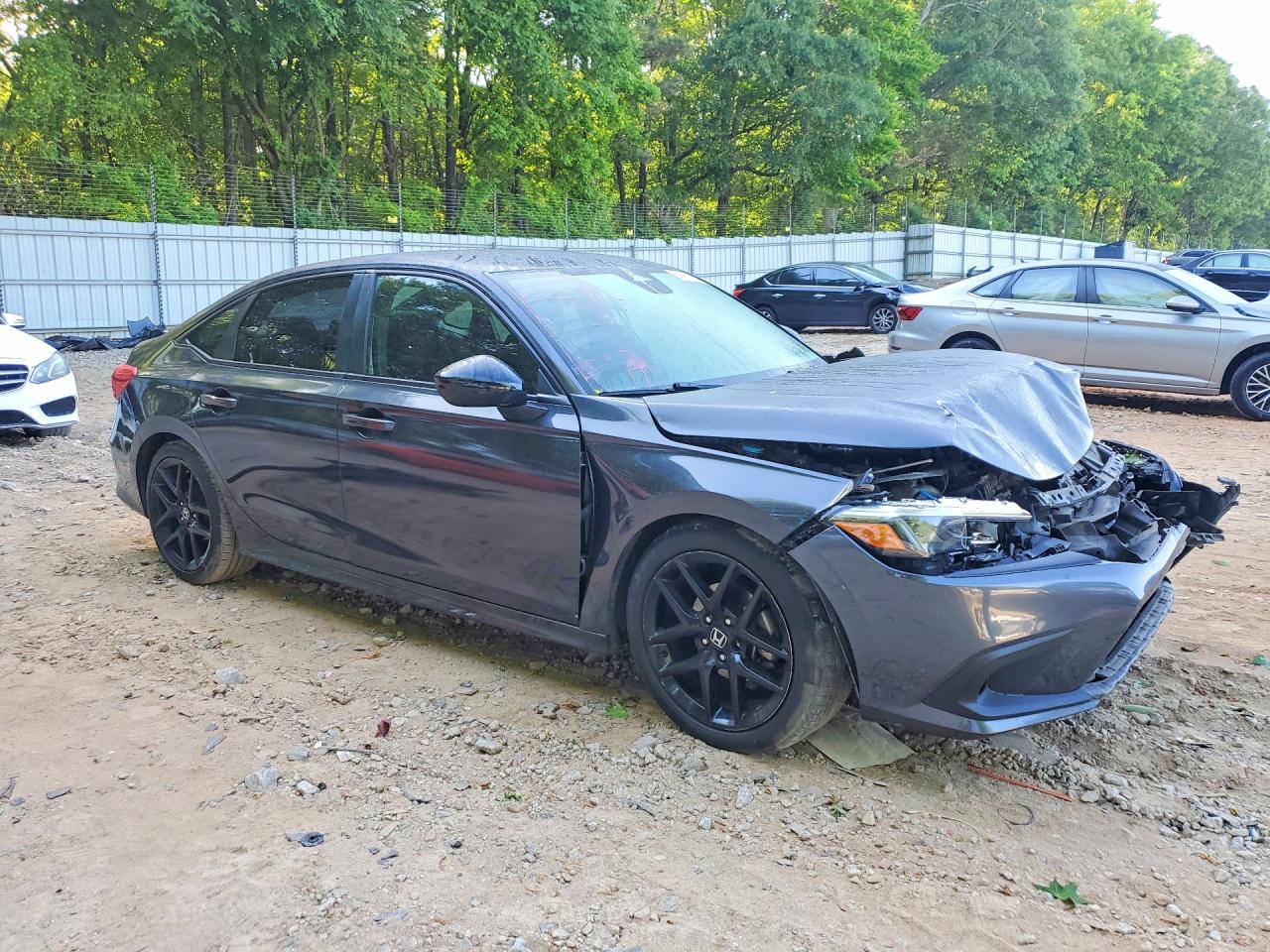 2022 Honda Civic Sport Gray vin: 2HGFE2F53NH506694
