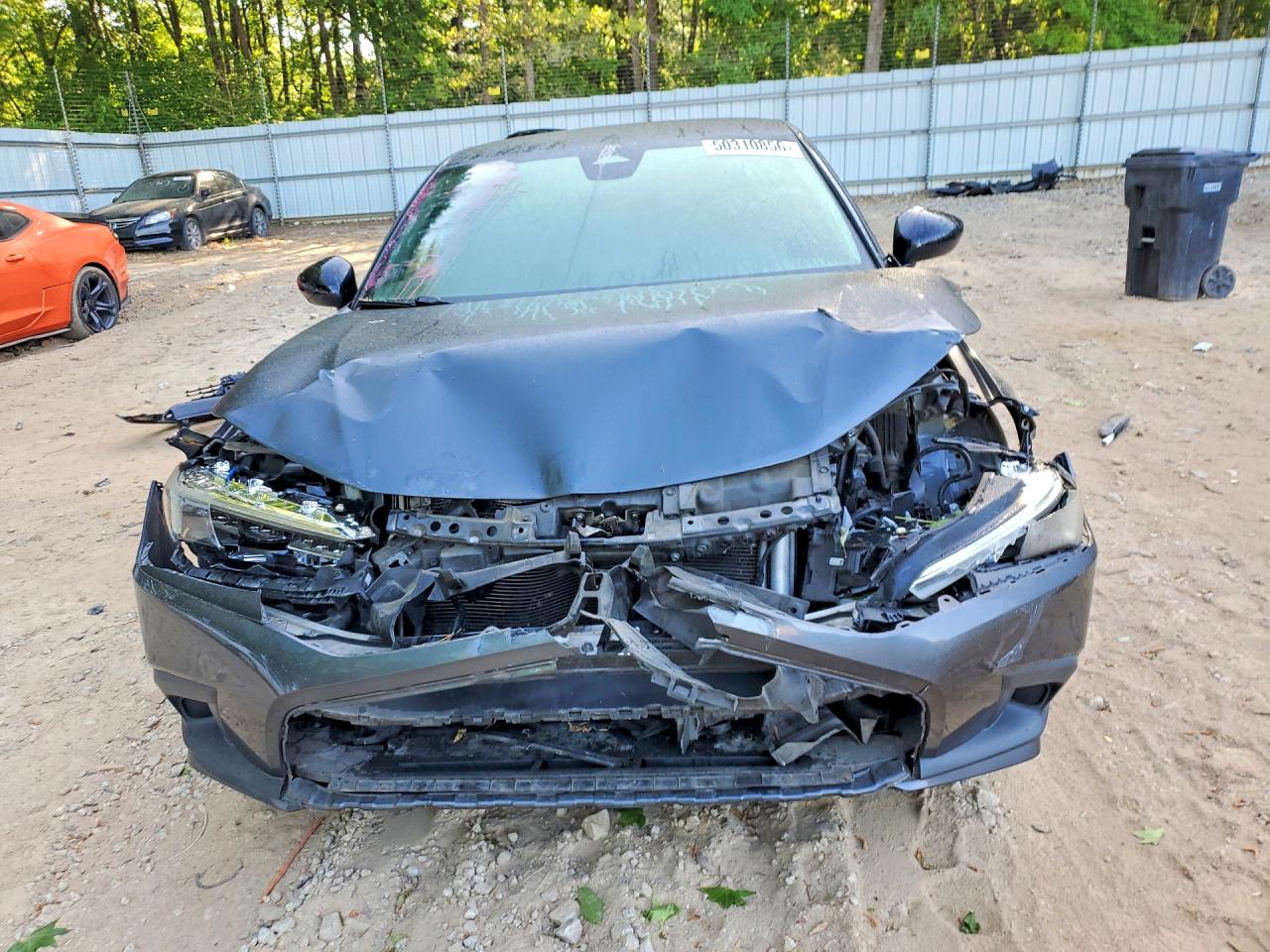 2022 Honda Civic Sport Gray vin: 2HGFE2F53NH506694
