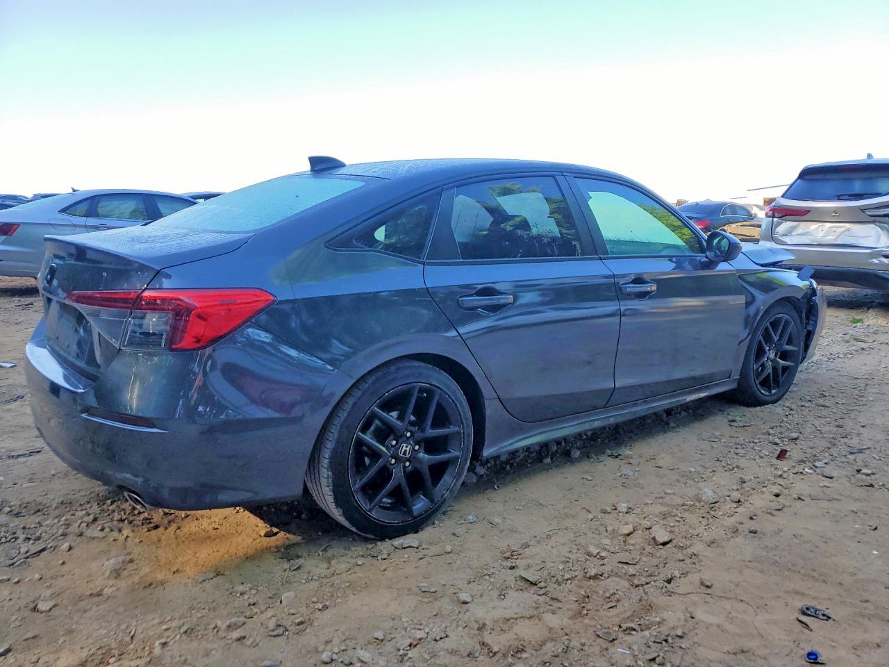 2022 Honda Civic Sport Gray vin: 2HGFE2F53NH506694