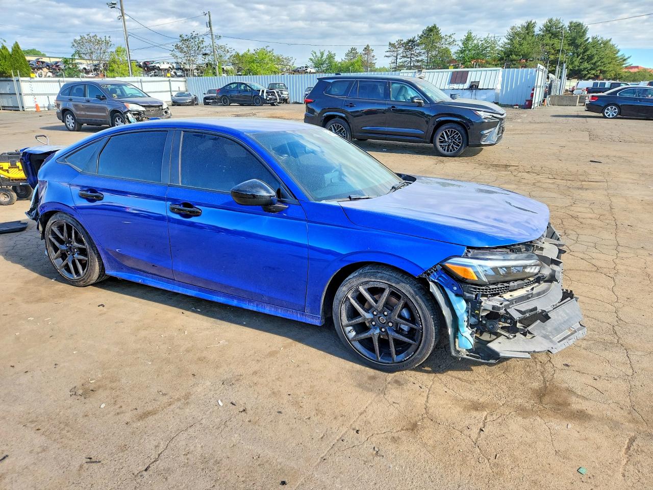 2022 Honda Civic Sport Blue vin: 2HGFE2F53NH532874