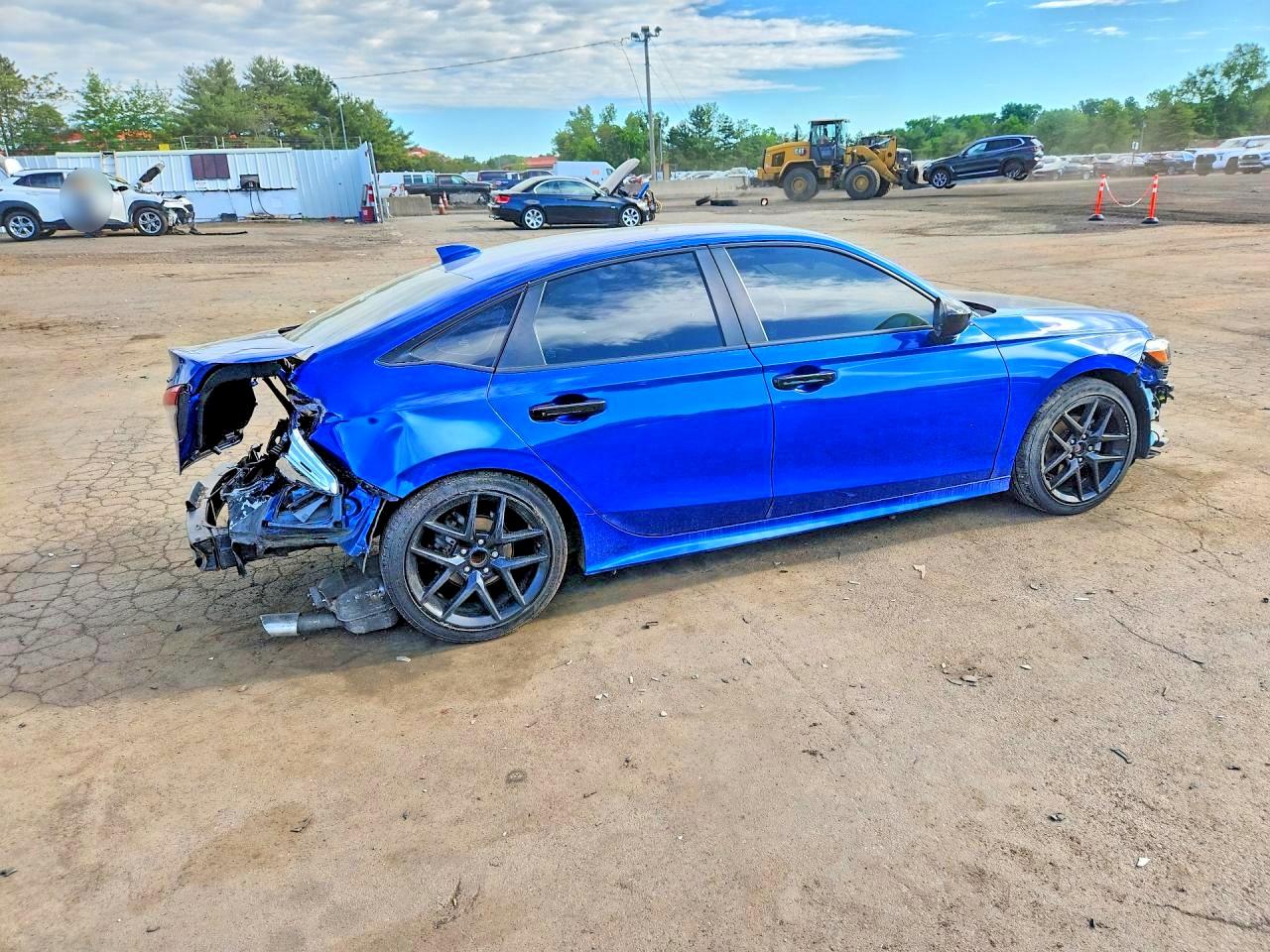 2022 Honda Civic Sport Blue vin: 2HGFE2F53NH532874