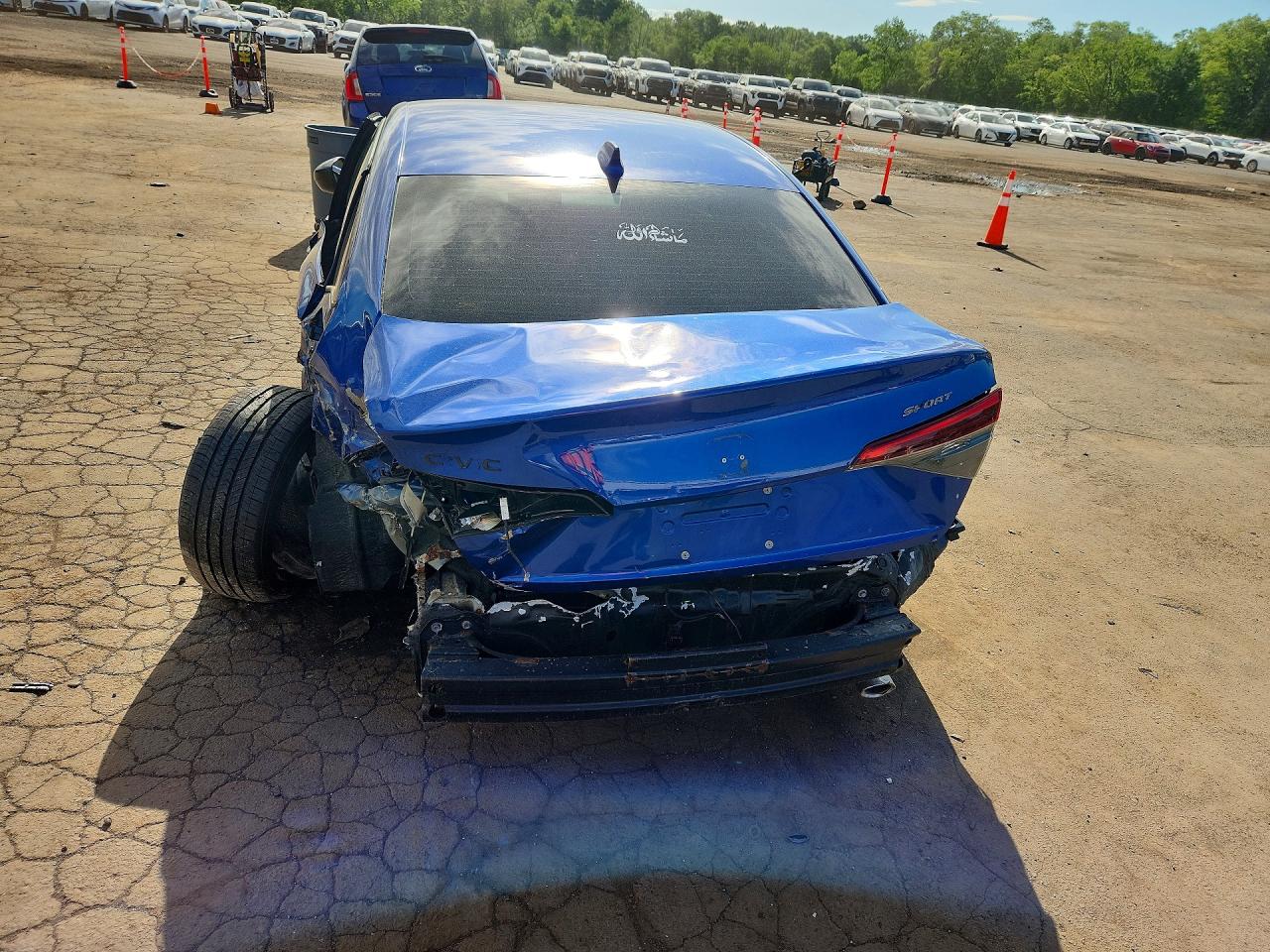 2022 Honda Civic Sport Blue vin: 2HGFE2F53NH532874
