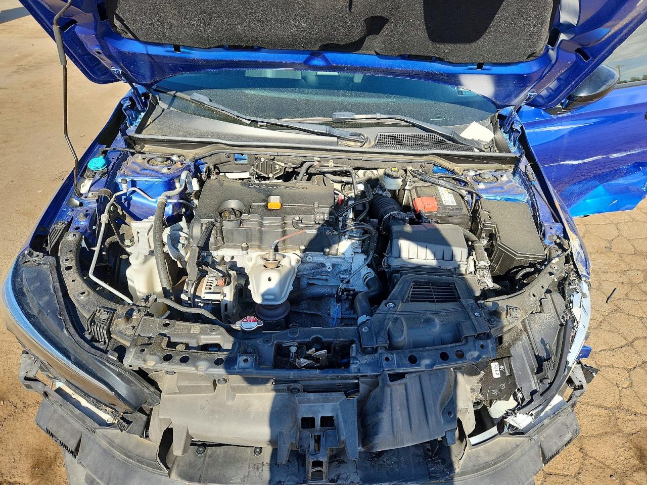 2022 Honda Civic Sport Blue vin: 2HGFE2F53NH532874