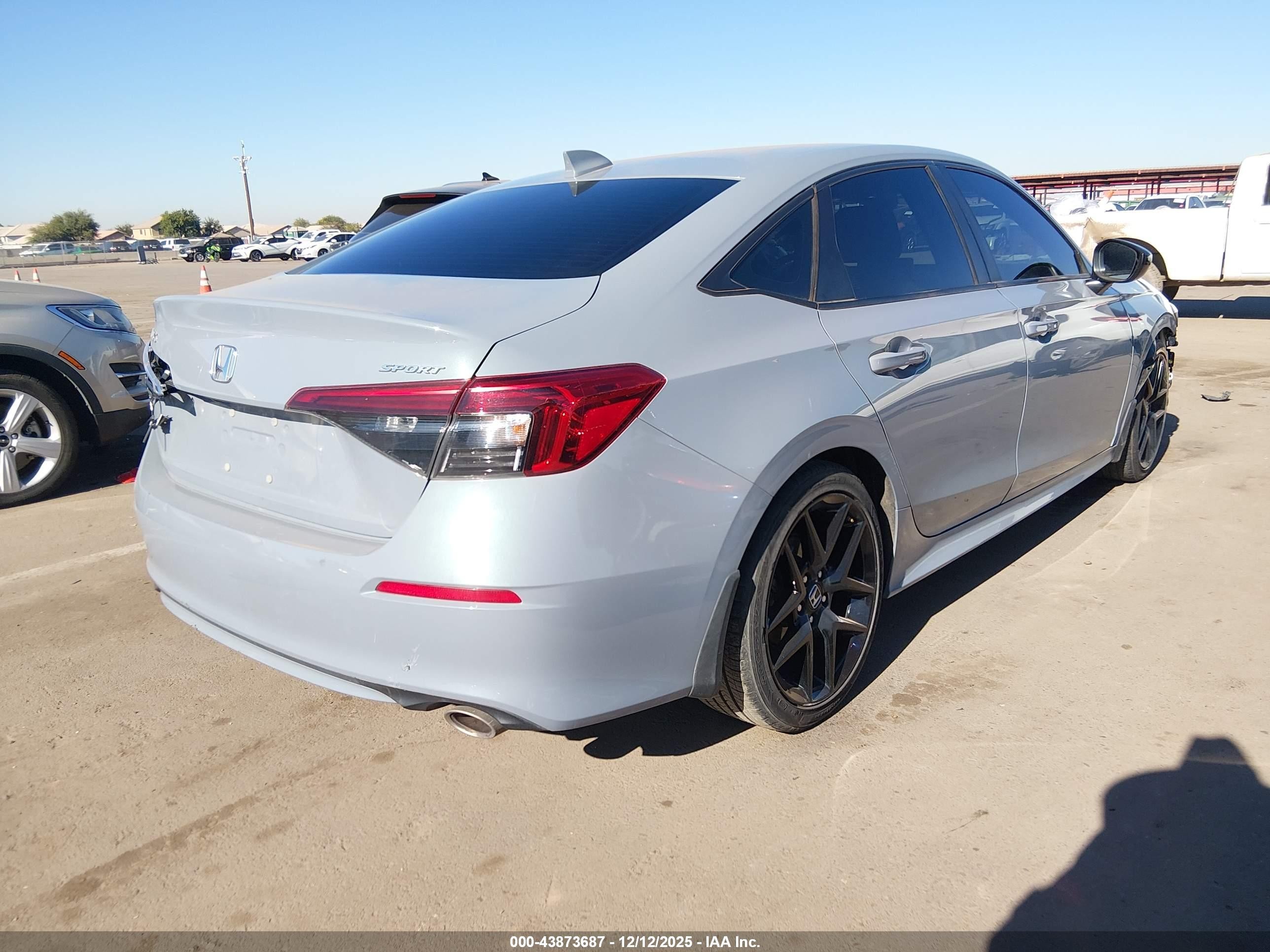 2022 Honda Civic Sport Gray vin: 2HGFE2F53NH585252