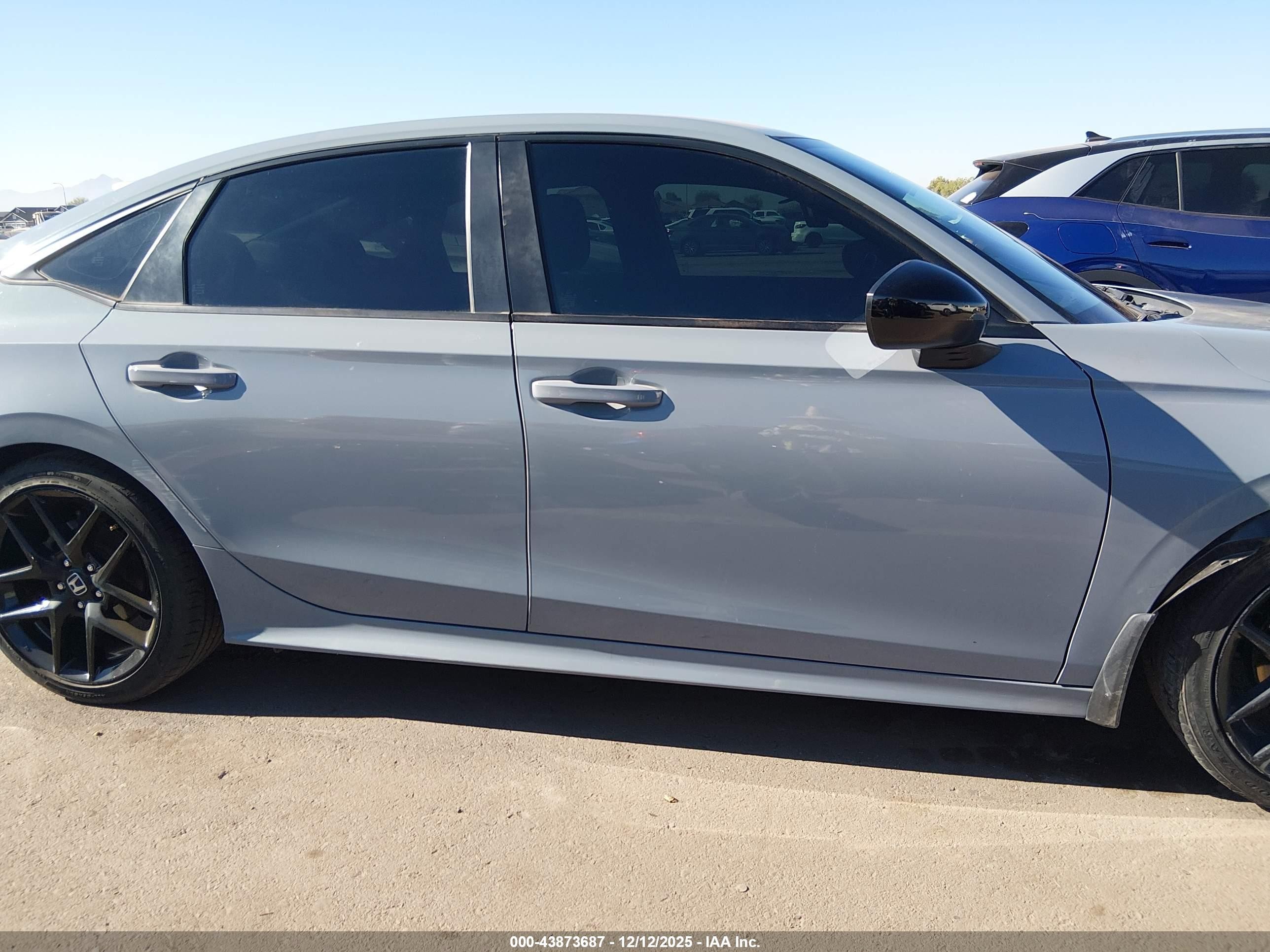 2022 Honda Civic Sport Gray vin: 2HGFE2F53NH585252