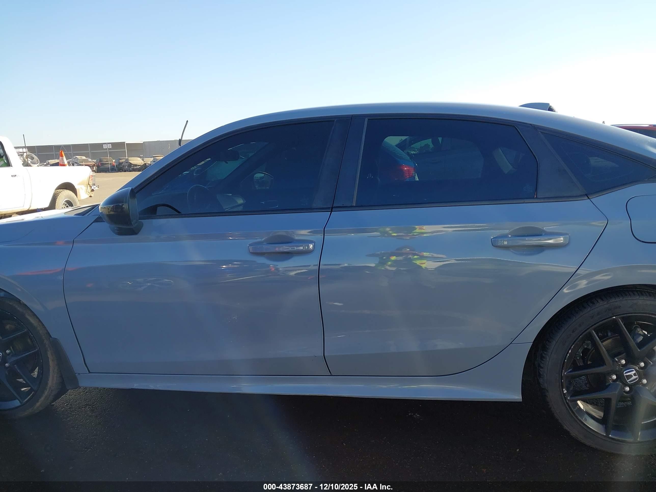 2022 Honda Civic Sport Gray vin: 2HGFE2F53NH585252
