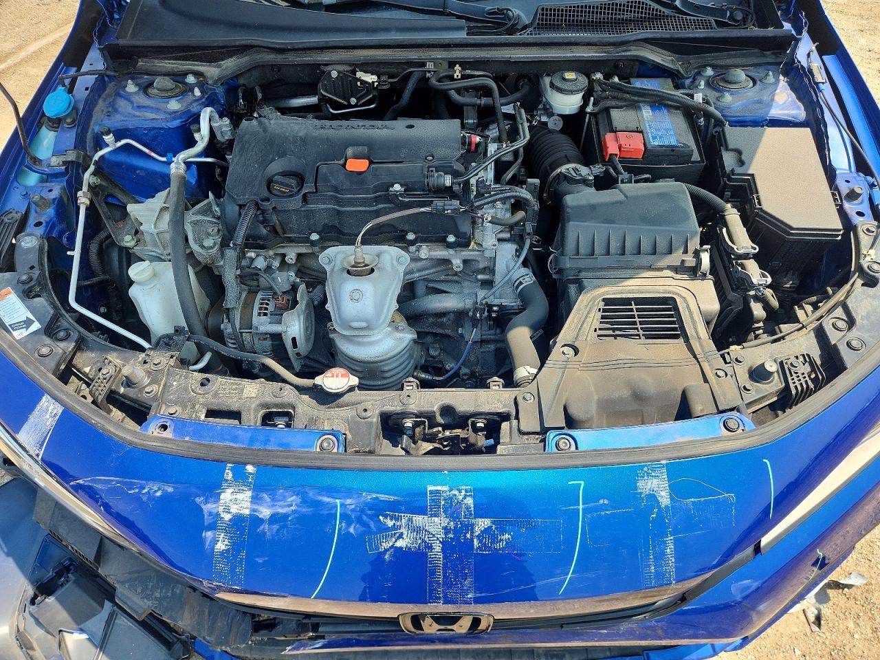 2023 Honda Civic Sport Blue vin: 2HGFE2F53PH506858