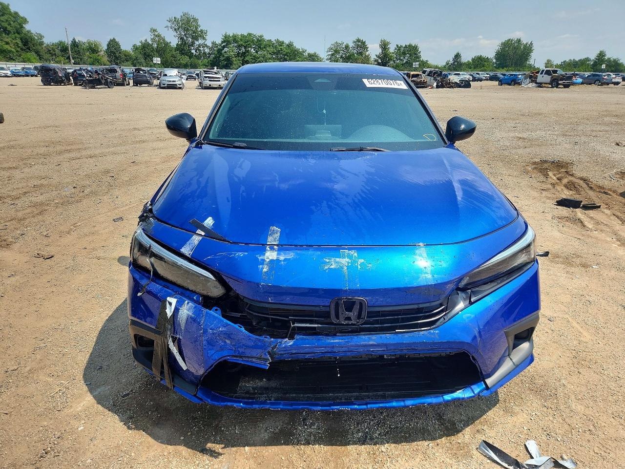 2023 Honda Civic Sport Blue vin: 2HGFE2F53PH506858