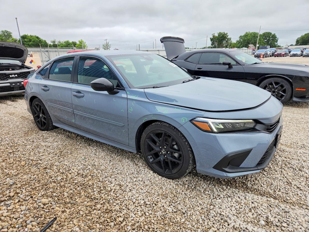 2024 Honda Civic Sport Gray vin: 2HGFE2F53RH577545