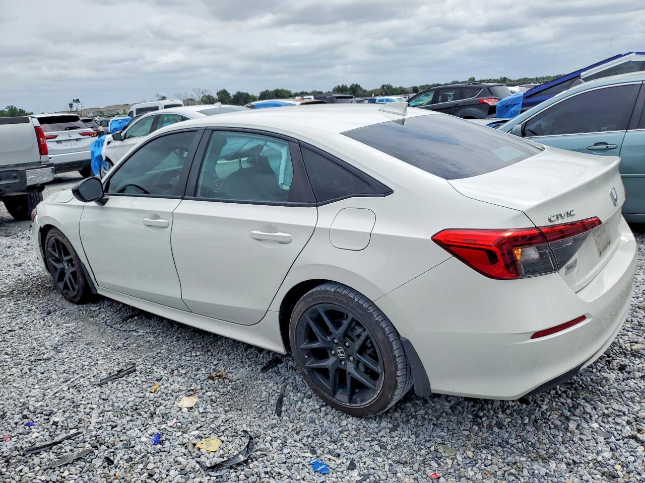 2024 Honda Civic Sport White vin: 2HGFE2F53RH586925