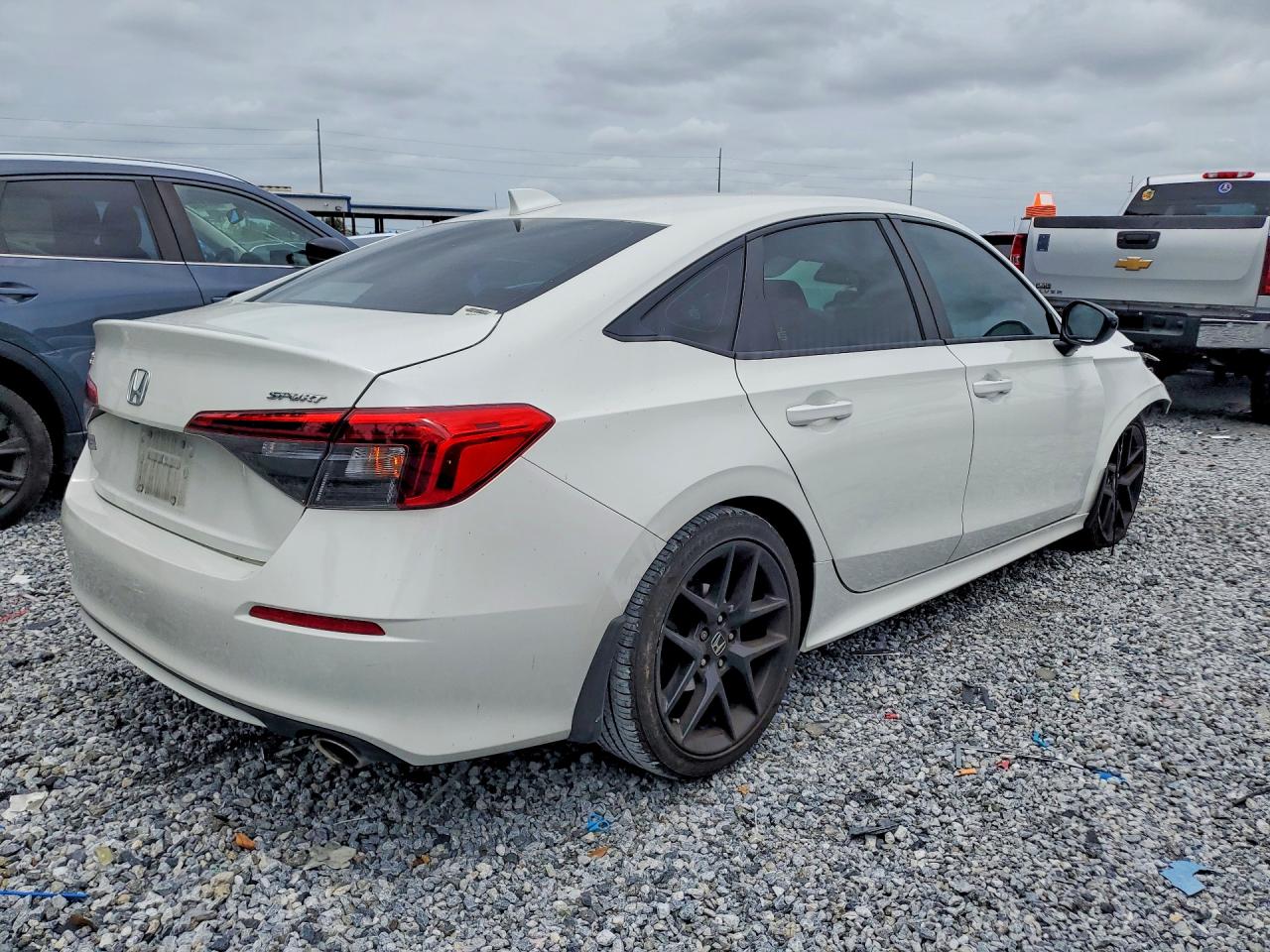 2024 Honda Civic Sport White vin: 2HGFE2F53RH586925